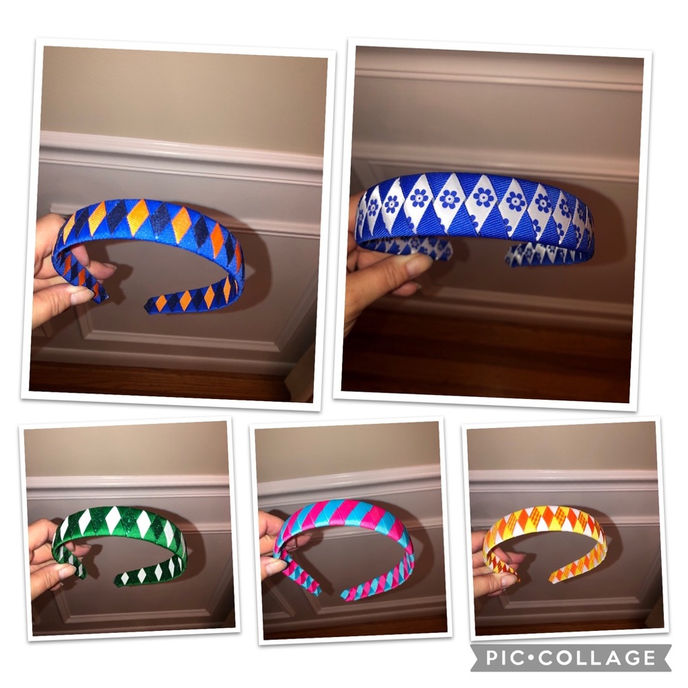 Custom Braided Headbands-5 total!